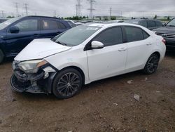 Salvage cars for sale at Elgin, IL auction: 2015 Toyota Corolla L