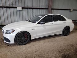 Salvage cars for sale from Copart Houston, TX: 2018 Mercedes-Benz C 63 AMG-S