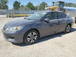 Salvage cars for sale at Wichita, KS auction: 2013 Honda Accord LX