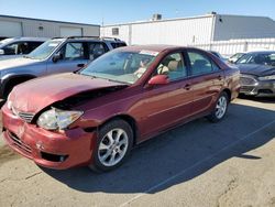 Toyota Camry LE salvage cars for sale: 2005 Toyota Camry LE