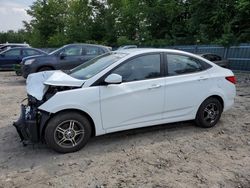 Salvage cars for sale at Candia, NH auction: 2015 Hyundai Accent GLS