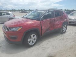 Salvage cars for sale at Arcadia, FL auction: 2018 Jeep Compass Latitude