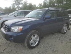 Toyota salvage cars for sale: 2007 Toyota Highlander Sport