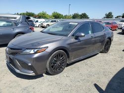 Salvage cars for sale at Sacramento, CA auction: 2021 Toyota Camry XSE