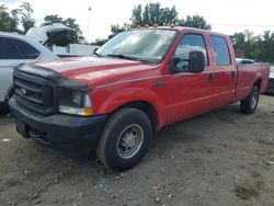 Salvage cars for sale at Baltimore, MD auction: 2004 Ford F250 Super Duty