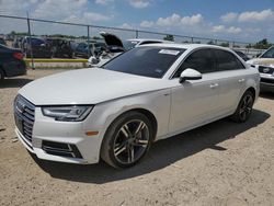 Salvage cars for sale from Copart Houston, TX: 2017 Audi A4 Premium Plus