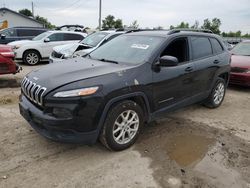 Salvage cars for sale at Pekin, IL auction: 2015 Jeep Cherokee Sport