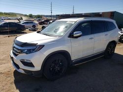 Salvage cars for sale at Colorado Springs, CO auction: 2017 Honda Pilot Elite