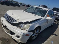 Salvage cars for sale at Vallejo, CA auction: 2006 Mercedes-Benz C 280