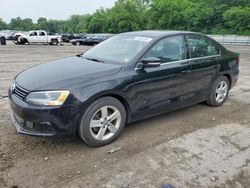 Salvage cars for sale at Ellwood City, PA auction: 2014 Volkswagen Jetta TDI