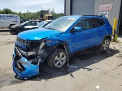 Salvage cars for sale at Duryea, PA auction: 2018 Jeep Compass Latitude