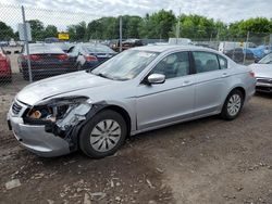 Salvage cars for sale at Chalfont, PA auction: 2010 Honda Accord LX