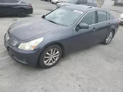 Salvage cars for sale at Sun Valley, CA auction: 2008 Infiniti G35