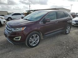 Salvage cars for sale at Temple, TX auction: 2017 Ford Edge Titanium