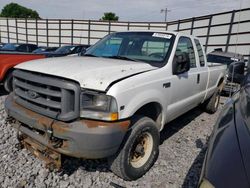 Ford f250 Super Duty salvage cars for sale: 2002 Ford F250 Super Duty