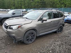 Salvage cars for sale at Graham, WA auction: 2017 Subaru Forester 2.5I Touring
