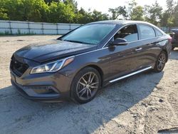 Salvage cars for sale at Hampton, VA auction: 2015 Hyundai Sonata Sport