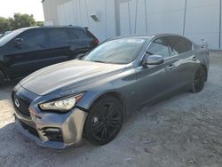 Salvage cars for sale at Apopka, FL auction: 2015 Infiniti Q50 Base