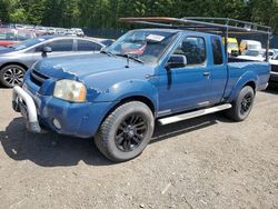 Vehiculos salvage en venta de Copart Graham, WA: 2002 Nissan Frontier King Cab SC