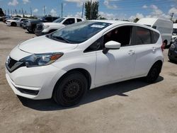 Salvage cars for sale from Copart Miami, FL: 2017 Nissan Versa Note S