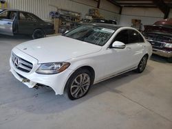 Salvage cars for sale at Chambersburg, PA auction: 2017 Mercedes-Benz C 300 4matic