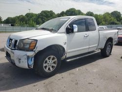 Salvage cars for sale at Assonet, MA auction: 2004 Nissan Titan XE