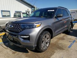 Salvage cars for sale at Pekin, IL auction: 2021 Ford Explorer XLT