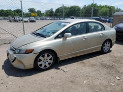 Salvage cars for sale from Copart Chalfont, PA: 2008 Honda Civic LX