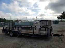 Salvage trucks for sale at Riverview, FL auction: 2019 Pjtm Trailer