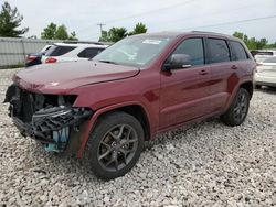 Jeep Grand Cherokee salvage cars for sale: 2021 Jeep Grand Cherokee Limited