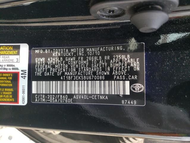 2011 Toyota Camry Base