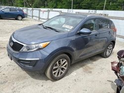 Salvage cars for sale at Seaford, DE auction: 2016 KIA Sportage LX