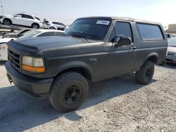 Salvage cars for sale at Mentone, CA auction: 1995 Ford Bronco U100