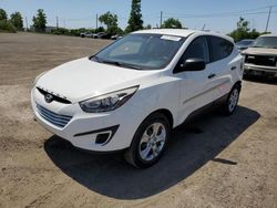 Salvage cars for sale from Copart Montreal Est, QC: 2015 Hyundai Tucson GLS