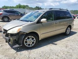 Salvage cars for sale at Hampton, VA auction: 2004 Toyota Sienna XLE