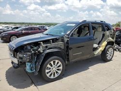 Jeep salvage cars for sale: 2018 Jeep Cherokee Overland