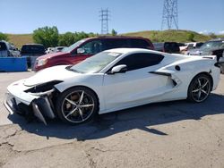 Salvage cars for sale at Littleton, CO auction: 2021 Chevrolet Corvette Stingray 2LT