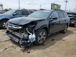 Salvage cars for sale at Dyer, IN auction: 2022 Subaru Outback Limited