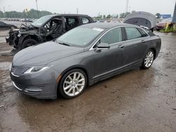 Salvage cars for sale at Woodhaven, MI auction: 2015 Lincoln MKZ Hybrid