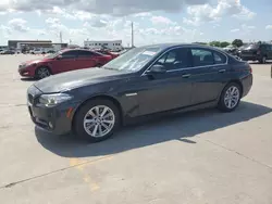 Salvage cars for sale at Grand Prairie, TX auction: 2016 BMW 528 I