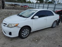 Salvage cars for sale at Riverview, FL auction: 2012 Toyota Corolla Base