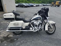 Salvage motorcycles for sale at Grantville, PA auction: 2012 Harley-Davidson Flhtc Electra Glide Classic