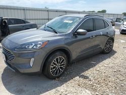 Salvage cars for sale at Kansas City, KS auction: 2022 Ford Escape Titanium