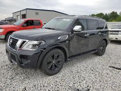 Nissan salvage cars for sale: 2019 Nissan Armada Platinum