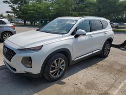 Salvage cars for sale at Lexington, KY auction: 2019 Hyundai Santa FE SEL