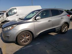 Salvage cars for sale at Grand Prairie, TX auction: 2015 Hyundai Tucson GLS