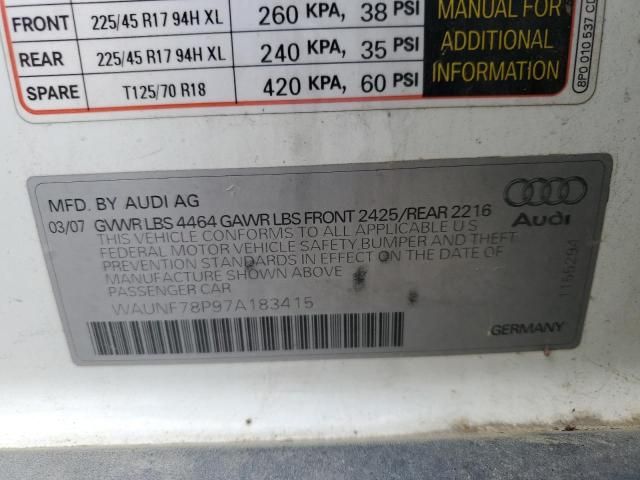 2007 Audi A3 2.0 Premium