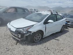 Salvage cars for sale at Magna, UT auction: 2021 Toyota Prius LE