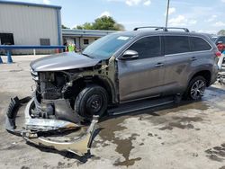 Toyota Highlander salvage cars for sale: 2019 Toyota Highlander LE