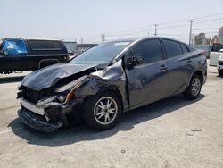 Salvage cars for sale from Copart Sun Valley, CA: 2020 Toyota Prius LE